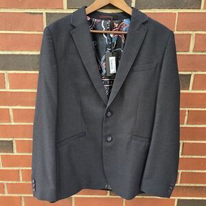 Ted Baker London Men's Sport Jacket Blazer Navy Blue Size 5 US 42R